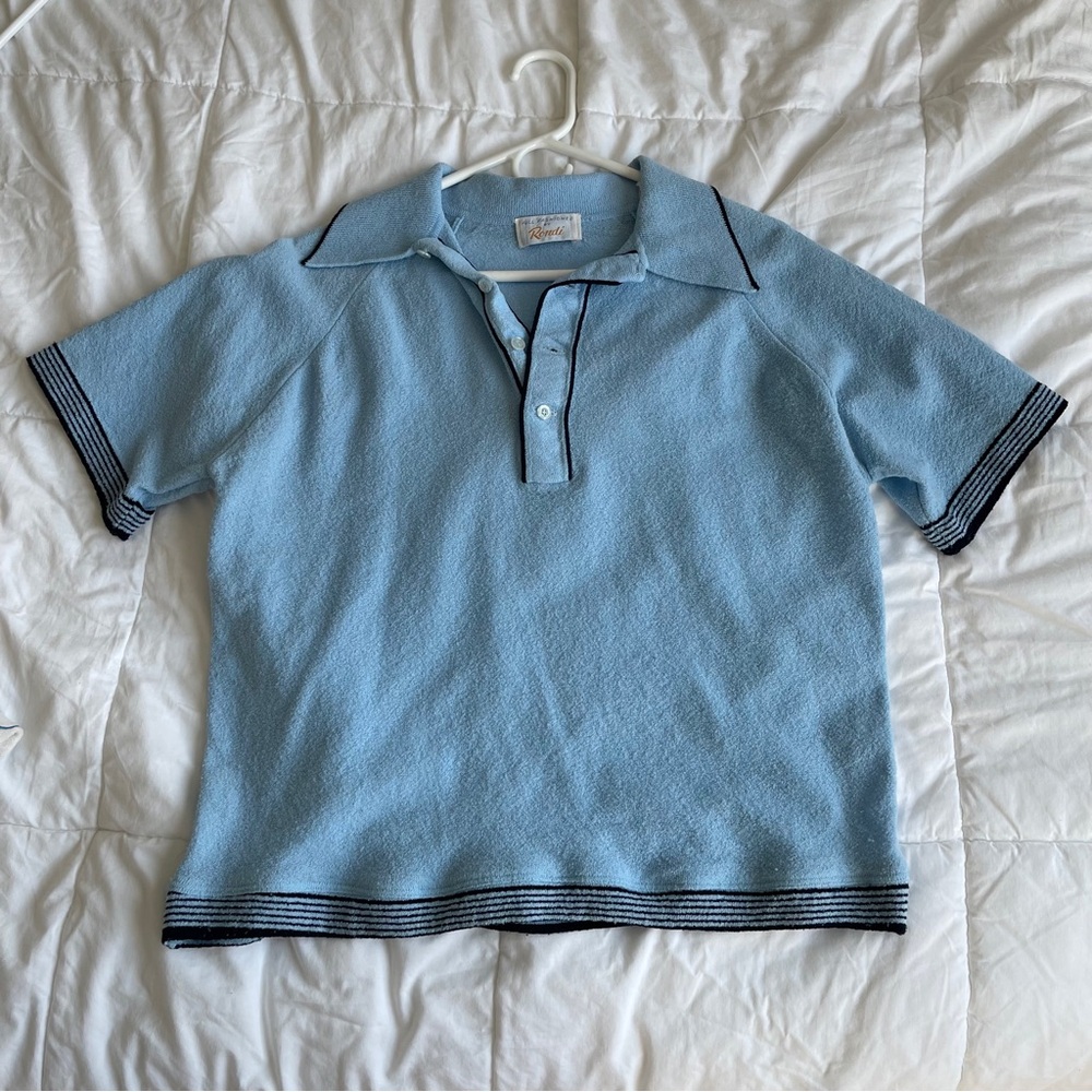 Vintage Blue Polo Shirt